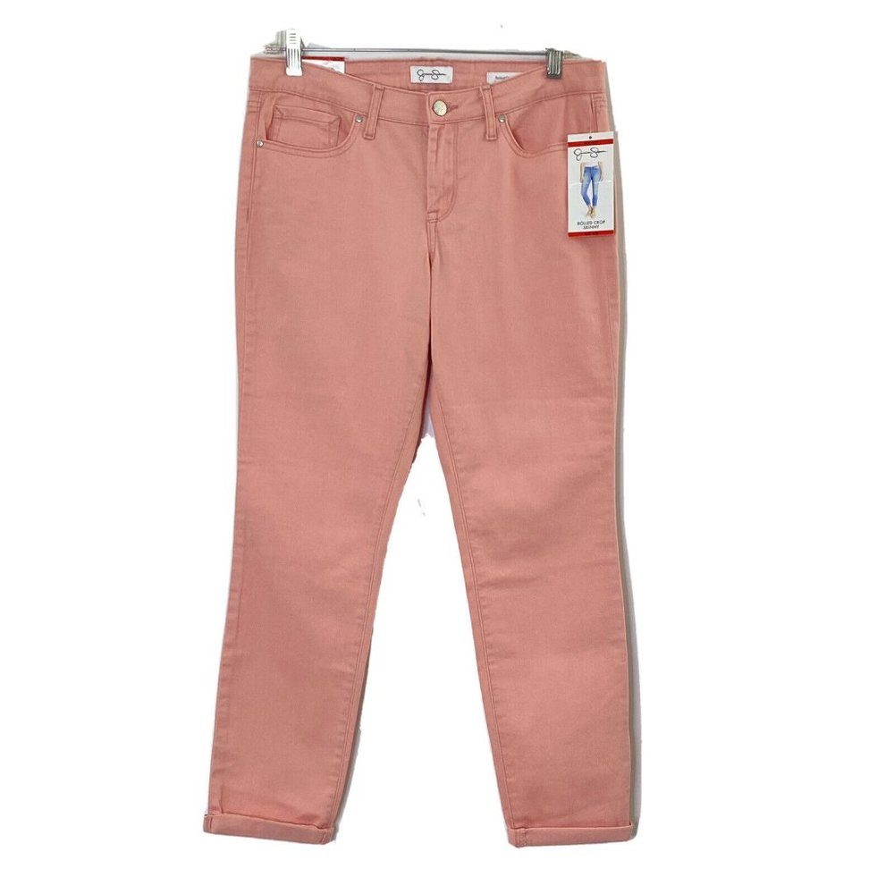 Jessica Simpson 8/29 Rolled Crop Skinny Jeans